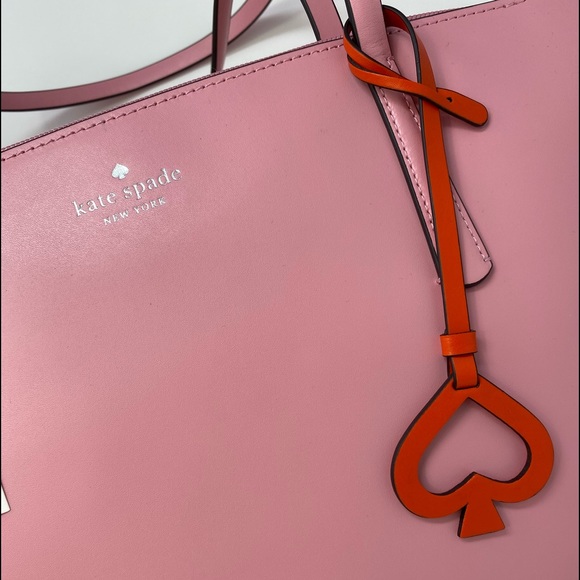 Kate ♠️Spade Large Women’s Tote Zina Leather Pink - Picture 10 of 10